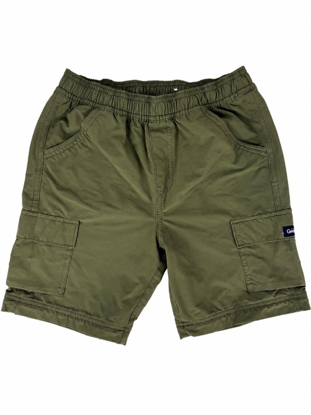 Canadiana Youth Large 10-12 Cargo Shorts Olive Green Pull On